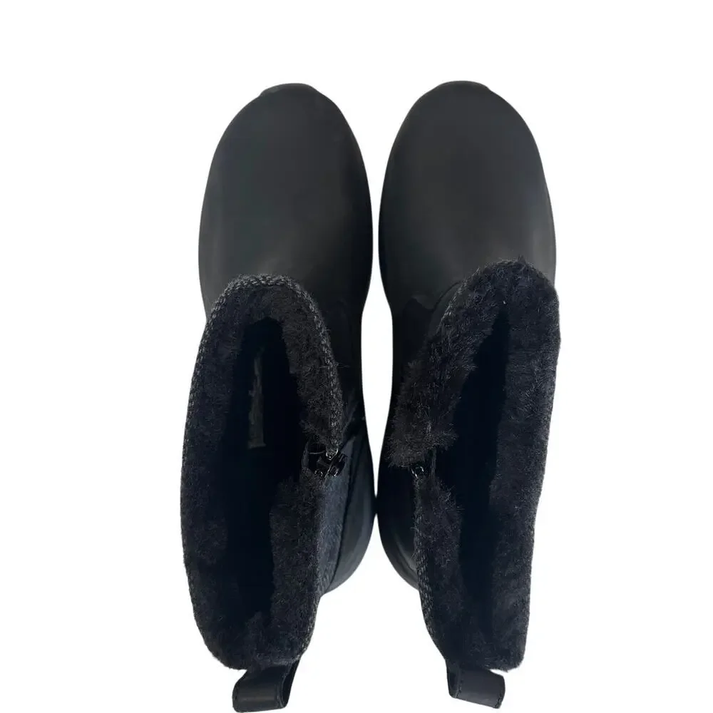 Merrell Women’s Black Encore Ice 5 Faux Fur Trim Winter Chelsea Bootie, Size 8.5